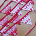 Christmas Bunting - Jolly Red