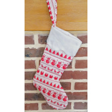  Christmas Stocking - Snowman & Friends 