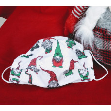 Festive Hat Gnomes Face Mask